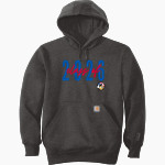 CrossFit Wisdom Carhartt Men's Rain Defender Paxton Heavyweight Hooded Sweatshirt Front Thumbnail