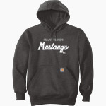 Mount Vernon School Mustangs <span class="pdp-name-mascot">Mount Vernon Mustangs</span> Carhartt Men's Rain Defender Paxton Heavyweight Hooded Sweatshirt Front Thumbnail