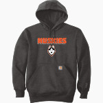 ABSAROKEE HIGH SCHOOL HUSKIES <span class="pdp-name-mascot">ABSAROKEE HUSKIES</span> Carhartt Men's Rain Defender Paxton Heavyweight Hooded Sweatshirt Front Thumbnail