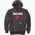 Benedictine University Mesa Redhawks <span class="pdp-name-mascot">Benedictine University Redhawks</span> Carhartt Men's Rain Defender Paxton Heavyweight Hooded Sweatshirt Front Thumbnail