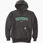 Wisconsin Heights High School Vanguards Carhartt Men's Rain Defender Paxton Heavyweight Hooded Sweatshirt Front Thumbnail