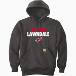 LAWNDALE HIGH SCHOOL CARDINALS <span class="pdp-name-mascot">LAWNDALE CARDINALS</span> Carhartt Men's Rain Defender Paxton Heavyweight Hooded Sweatshirt Front Thumbnail