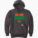 JONES HIGH SCHOOL FIGHTING TIGERS <span class="pdp-name-mascot">JONES FIGHTING TIGERS</span> Carhartt Men's Rain Defender Paxton Heavyweight Hooded Sweatshirt Front Thumbnail