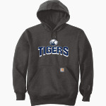 Bay Ridge Prep Tigers Carhartt Men's Rain Defender Paxton Heavyweight Hooded Sweatshirt Front Thumbnail