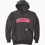 Valley Lutheran Flames <span class="pdp-name-mascot">Valley Lutheran High School Flames</span> Carhartt Men's Rain Defender Paxton Heavyweight Hooded Sweatshirt Front Thumbnail