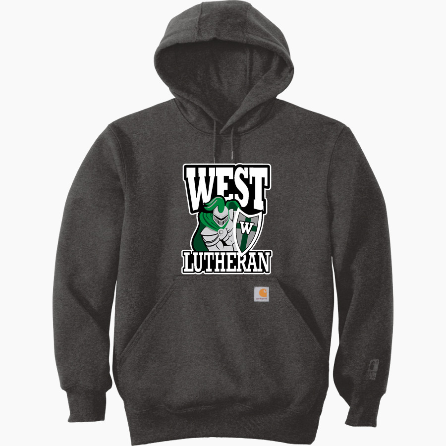 West Lutheran Warriors <span class="pdp-name-mascot">West Lutheran Warriors</span> Carhartt Men's Rain Defender Paxton Heavyweight Hooded Sweatshirt