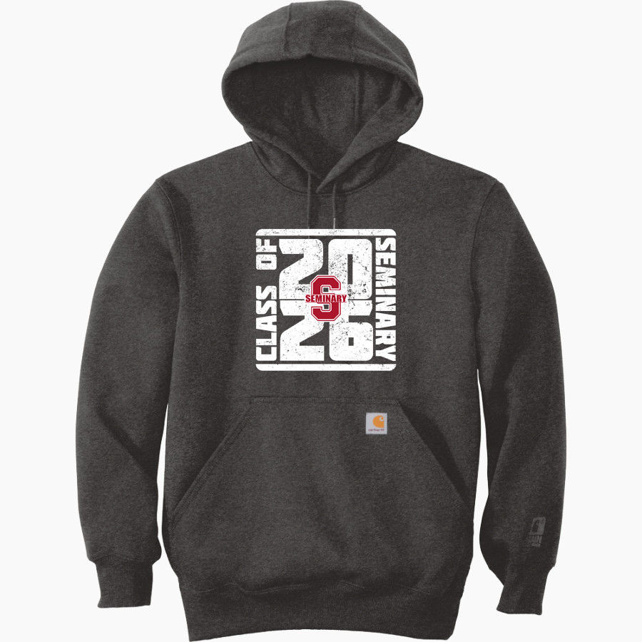 Seminary Cardinals <span class="pdp-name-mascot">Seminary Cardinals</span> Carhartt Men's Rain Defender Paxton Heavyweight Hooded Sweatshirt