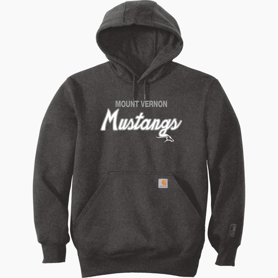 Mount Vernon School Mustangs <span class="pdp-name-mascot">Mount Vernon Mustangs</span> Carhartt Men's Rain Defender Paxton Heavyweight Hooded Sweatshirt
