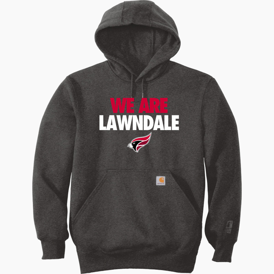LAWNDALE HIGH SCHOOL CARDINALS <span class="pdp-name-mascot">LAWNDALE CARDINALS</span> Carhartt Men's Rain Defender Paxton Heavyweight Hooded Sweatshirt