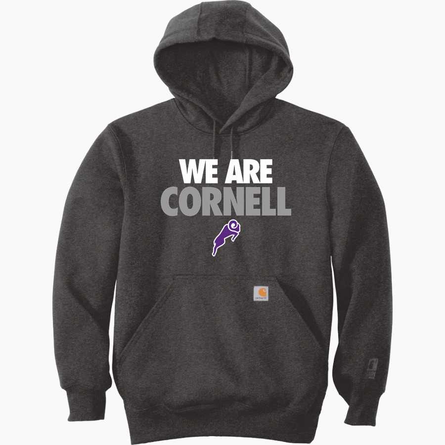 Cornell Rams Carhartt Men's Rain Defender Paxton Heavyweight Hooded Sweatshirt