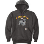 Smyrna Bulldogs <span class="pdp-name-mascot">Smyrna Bulldogs</span> Carhartt Men's Rain Defender Paxton Heavyweight Hooded Sweatshirt Front Thumbnail