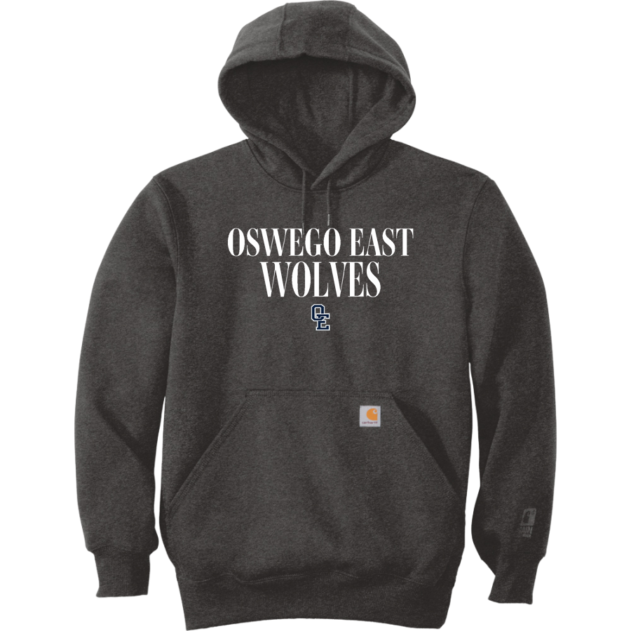Oswego East Wolves <span class="pdp-name-mascot">Oswego East Wolves</span> Carhartt Men's Rain Defender Paxton Heavyweight Hooded Sweatshirt