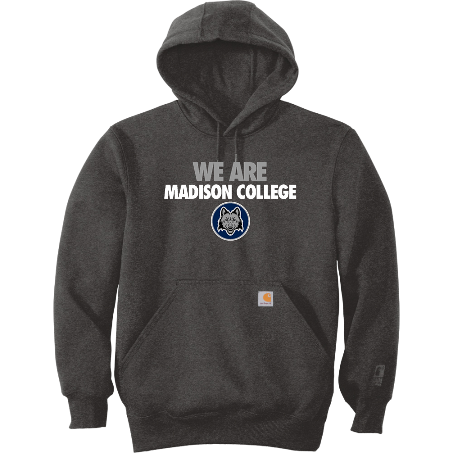Madison College WolfPack <span class="pdp-name-mascot">Madison College Athletics WolfPack</span> Carhartt Men's Rain Defender Paxton Heavyweight Hooded Sweatshirt