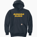 UC Santa Cruz Banana Slugs Carhartt Men's Rain Defender Paxton Heavyweight Hooded Sweatshirt Front Thumbnail