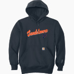 Potsdam Youth Football Association <span class="pdp-name-mascot">Potsdam Youth Football Association Sandstoners</span> Carhartt Men's Rain Defender Paxton Heavyweight Hooded Sweatshirt Front Thumbnail