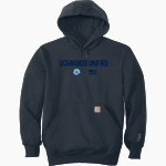 OCEANSIDE UNIFIED OCEANSIDE UNIFIED <span class="pdp-name-mascot">OCEANSIDE UNIFIED SCHOOL DISTRICT</span> Carhartt Men's Rain Defender Paxton Heavyweight Hooded Sweatshirt Front Thumbnail