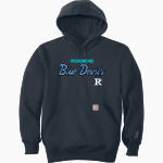 RICHMOND HIGH SCHOOL BLUE DEVILS <span class="pdp-name-mascot">RICHMOND BLUE DEVILS</span> Carhartt Men's Rain Defender Paxton Heavyweight Hooded Sweatshirt Front Thumbnail