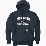 WEST SHORE SENIOR HIGH SCHOOL WILDCATS Carhartt Men's Rain Defender Paxton Heavyweight Hooded Sweatshirt Front Thumbnail