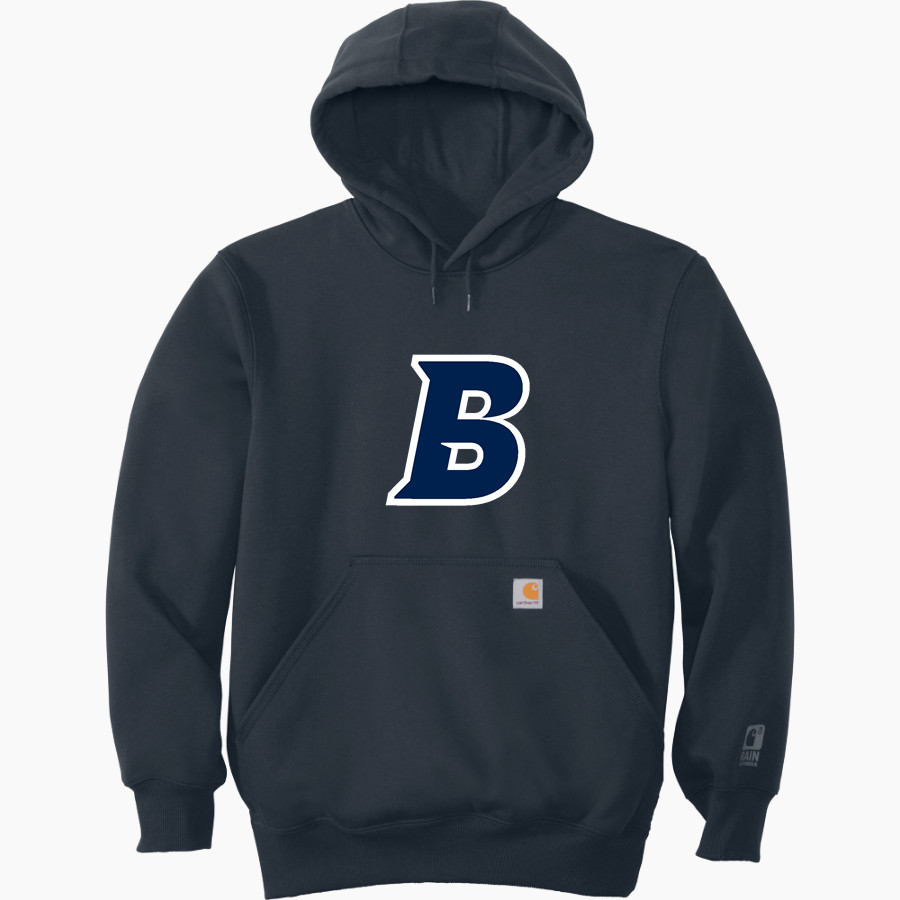 Brandeis Judges Online Store <span class="pdp-name-mascot">Brandeis Judges</span> Carhartt Men's Rain Defender Paxton Heavyweight Hooded Sweatshirt