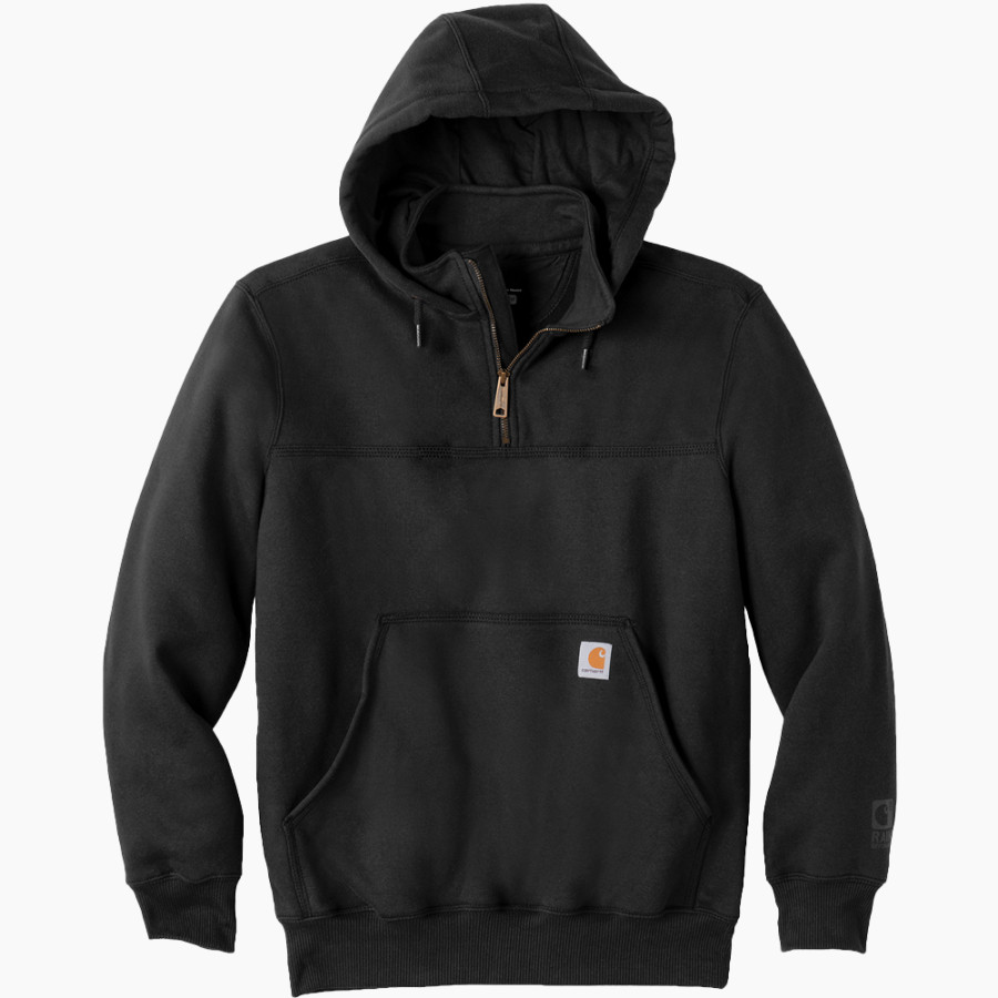 North Collins Eagles Carhartt Men's Rain Defender Paxton Heavyweight Hooded Zip Mock Sweatshirt