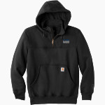 Zion Lutheran Raiders Carhartt Men's Rain Defender Paxton Heavyweight Hooded Zip Mock Sweatshirt Front Thumbnail