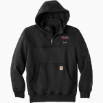 Sioux Falls Storm Storm <span class="pdp-name-mascot">Sioux Falls Storm</span> Carhartt Men's Rain Defender Paxton Heavyweight Hooded Zip Mock Sweatshirt Front Thumbnail