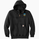Gateway Academy Gateway Academy <span class="pdp-name-mascot">Gateway Academy</span> Carhartt Men's Rain Defender Paxton Heavyweight Hooded Zip Mock Sweatshirt Front Thumbnail