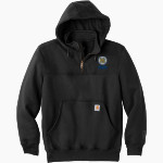 KNAPPA HIGH SCHOOL LOGGERS <span class="pdp-name-mascot">KNAPPA LOGGERS</span> Carhartt Men's Rain Defender Paxton Heavyweight Hooded Zip Mock Sweatshirt Front Thumbnail