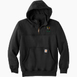 SEMINOLE COUNTY HIGH SCHOOL INDIANS <span class="pdp-name-mascot">SEMINOLE COUNTY INDIANS</span> Carhartt Men's Rain Defender Paxton Heavyweight Hooded Zip Mock Sweatshirt Front Thumbnail