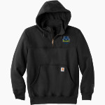 Idea Mesa Hills Wolverines <span class="pdp-name-mascot">Idea Mesa Hills Wolverines</span> Carhartt Men's Rain Defender Paxton Heavyweight Hooded Zip Mock Sweatshirt Front Thumbnail