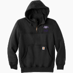 MARYVILLE CHRISTIAN SCHOOL EAGLES <span class="pdp-name-mascot">MARYVILLE CHRISTIAN EAGLES</span> Carhartt Men's Rain Defender Paxton Heavyweight Hooded Zip Mock Sweatshirt Front Thumbnail