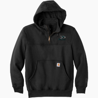 Carhartt Men's Rain Defender Paxton Heavyweight Hooded Zip Mock Sweatshirt