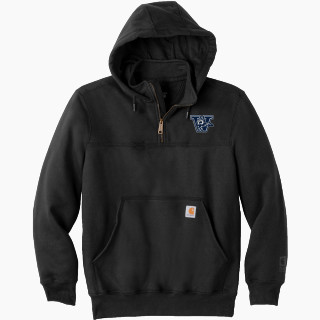 Carhartt Men's Rain Defender Paxton Heavyweight Hooded Zip Mock Sweatshirt