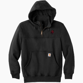 Carhartt Men's Rain Defender Paxton Heavyweight Hooded Zip Mock Sweatshirt