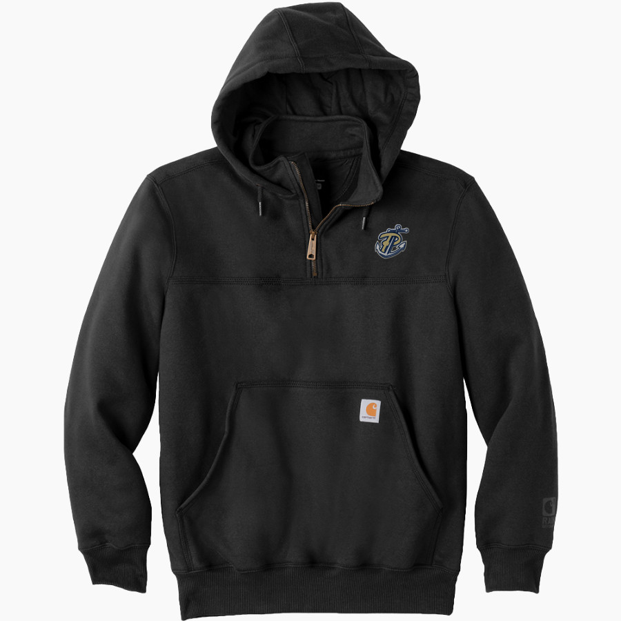 PEARL HIGH SCHOOL PIRATES <span class="pdp-name-mascot">PEARL PIRATES</span> Carhartt Men's Rain Defender Paxton Heavyweight Hooded Zip Mock Sweatshirt