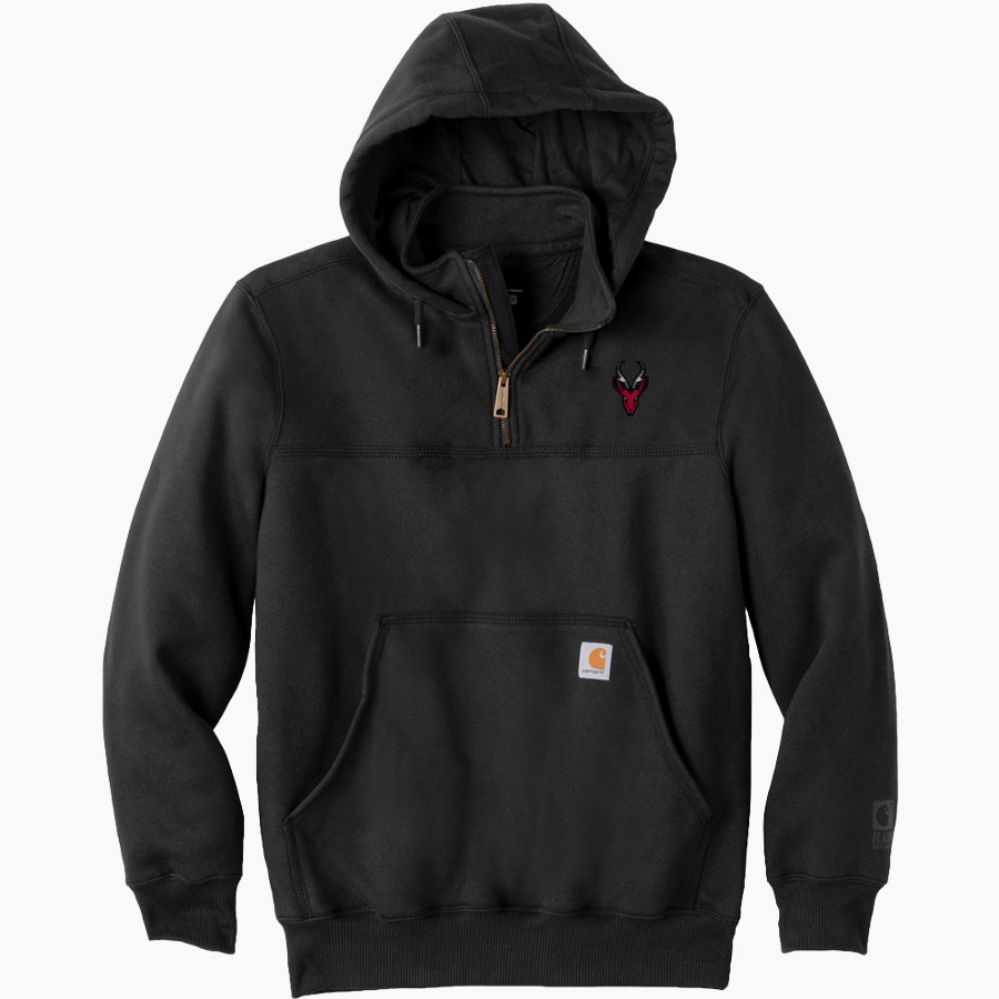 ANTELOPE VALLEY HIGH SCHOOL ANTELOPES <span class="pdp-name-mascot">ANTELOPE VALLEY ANTELOPES</span> Carhartt Men's Rain Defender Paxton Heavyweight Hooded Zip Mock Sweatshirt