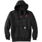 Summerville Indians <span class="pdp-name-mascot">City of Summerville Indians</span> Carhartt Men's Rain Defender Paxton Heavyweight Hooded Zip Mock Sweatshirt Front Thumbnail