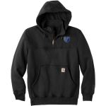 Bartram Trail Bears <span class="pdp-name-mascot">Bartram Trail Bears</span> Carhartt Men's Rain Defender Paxton Heavyweight Hooded Zip Mock Sweatshirt Front Thumbnail