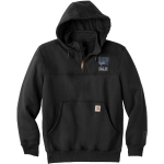 DUBOIS CHRISTIAN SCHOOLS EAGLES <span class="pdp-name-mascot">DUBOIS EAGLES</span> Carhartt Men's Rain Defender Paxton Heavyweight Hooded Zip Mock Sweatshirt Front Thumbnail