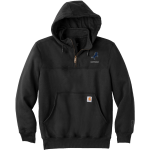 Ranchos Mustangs <span class="pdp-name-mascot">Ranchos Middle School Mustangs</span> Carhartt Men's Rain Defender Paxton Heavyweight Hooded Zip Mock Sweatshirt Front Thumbnail