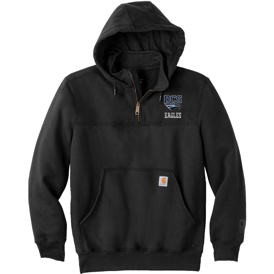 DUBOIS CHRISTIAN SCHOOLS EAGLES <span class="pdp-name-mascot">DUBOIS EAGLES</span> Carhartt Men's Rain Defender Paxton Heavyweight Hooded Zip Mock Sweatshirt