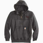 Ludlow Lions <span class="pdp-name-mascot">Lions</span> Carhartt Men's Rain Defender Paxton Heavyweight Hooded Zip Mock Sweatshirt Front Thumbnail