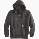 RICHARDS HIGH SCHOOL BULLDOGS <span class="pdp-name-mascot">RICHARDS HIGH SCHOOL BULLDOGS</span> Carhartt Men's Rain Defender Paxton Heavyweight Hooded Zip Mock Sweatshirt Front Thumbnail