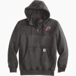 SHARYLAND PIONEER HIGH SCHOOL DIAMONDBACKS <span class="pdp-name-mascot">PIONEER DIAMONDBACKS</span> Carhartt Men's Rain Defender Paxton Heavyweight Hooded Zip Mock Sweatshirt Front Thumbnail