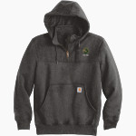 Walla Walla Wolves <span class="pdp-name-mascot">Walla Walla Wolves</span> Carhartt Men's Rain Defender Paxton Heavyweight Hooded Zip Mock Sweatshirt Front Thumbnail