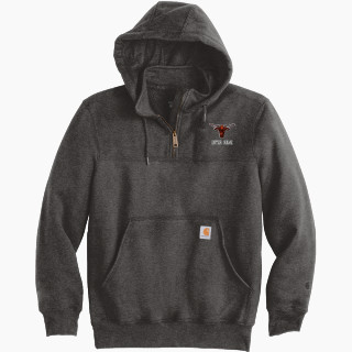 Carhartt Men's Rain Defender Paxton Heavyweight Hooded Zip Mock Sweatshirt