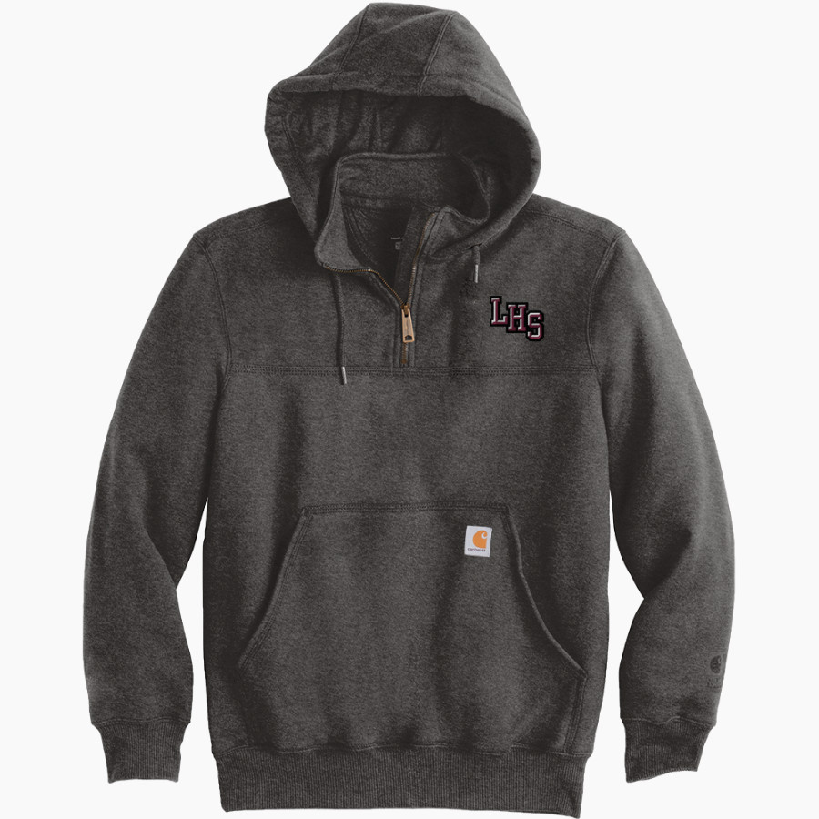 Ludlow Lions <span class="pdp-name-mascot">Lions</span> Carhartt Men's Rain Defender Paxton Heavyweight Hooded Zip Mock Sweatshirt