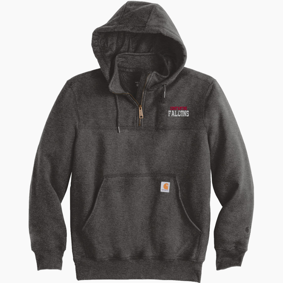 CONSTANTINE HIGH SCHOOL FALCONS <span class="pdp-name-mascot">CONSTANTINE FALCONS</span> Carhartt Men's Rain Defender Paxton Heavyweight Hooded Zip Mock Sweatshirt