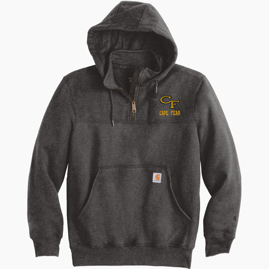 Cape Fear Colts <span class="pdp-name-mascot">Cape Fear Colts</span> Carhartt Men's Rain Defender Paxton Heavyweight Hooded Zip Mock Sweatshirt