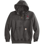 Belle Plaine Tigers <span class="pdp-name-mascot">Belle Plaine Tigers</span> Carhartt Men's Rain Defender Paxton Heavyweight Hooded Zip Mock Sweatshirt Front Thumbnail
